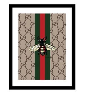 NIB Fairchild Paris Framed Prints - Bee - 14”x18”